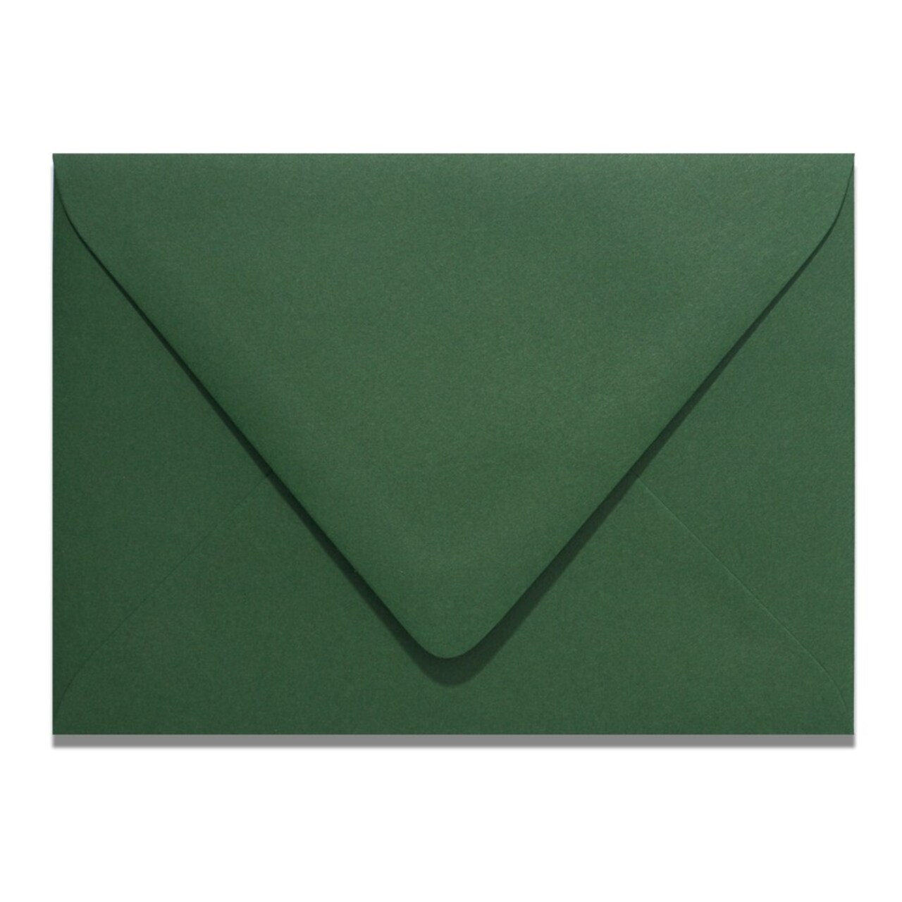 Colorplan FOREST GREEN - 91 Lb. / 135 gsm / 8 pts Matte Premium Cardstock Paper Text A2 Euro Flap Envelopes Bulk Pack of 250